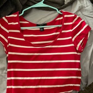 Striped crop top/shirt